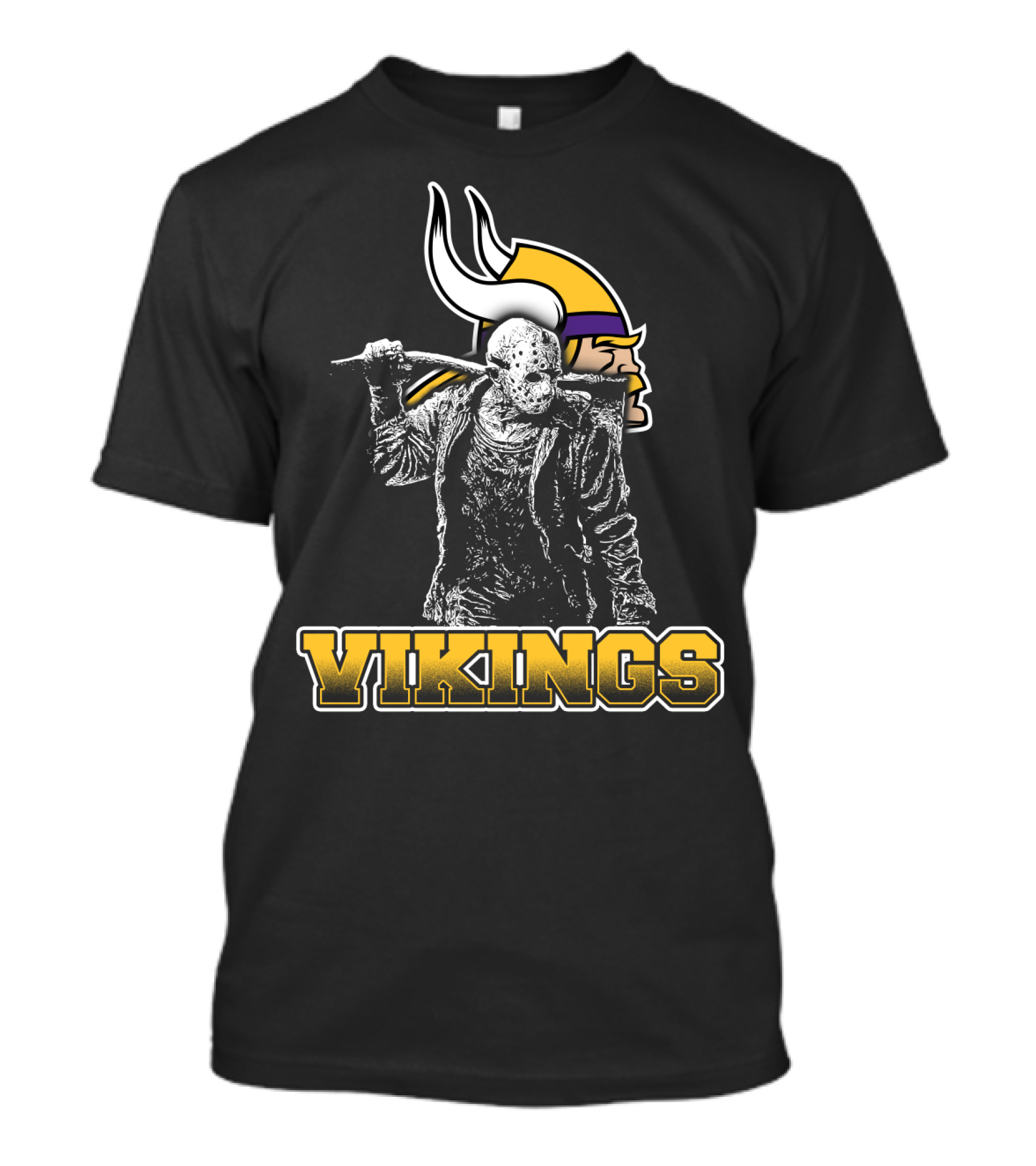 Jason Voorhees Minnesota Vikings Mashup T-Shirt
