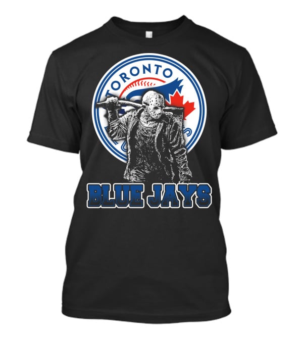 Jason Voorhees Toronto Blue Jays Crossover With Iconic T-Shirt