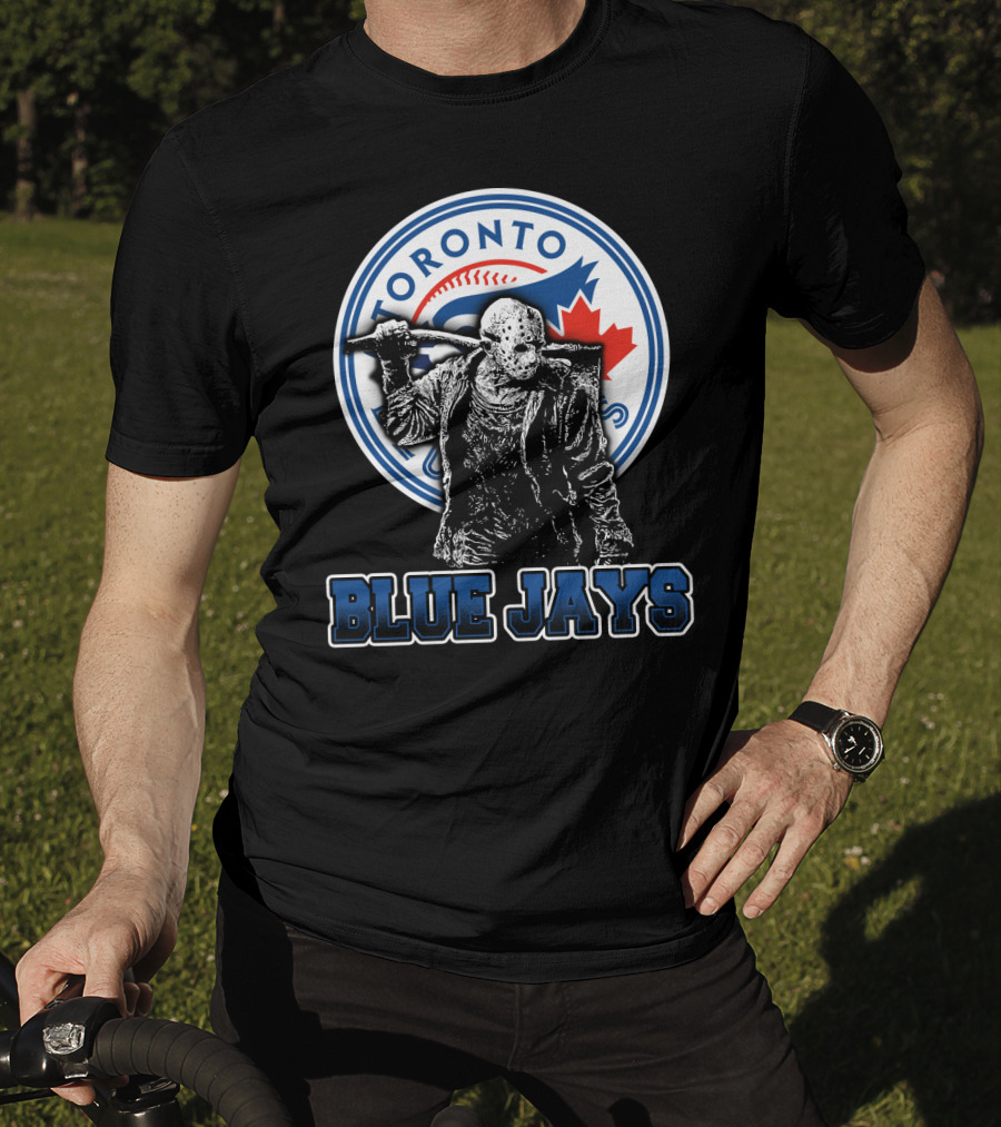 Jason Voorhees Toronto Blue Jays Crossover With Iconic T-Shirt