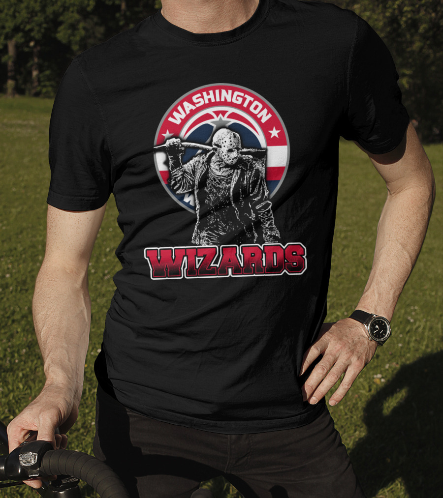 Jason Voorhees And Washington Wizards Crossover Fans T-Shirt