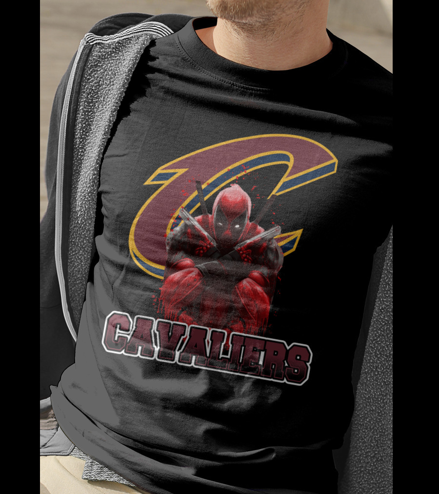 Cleveland Cavaliers Deadpool Mashup Fan T-Shirt