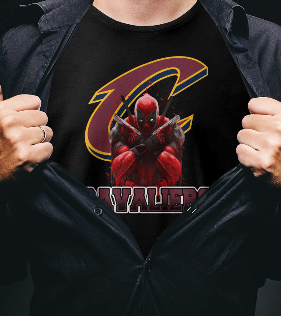 Cleveland Cavaliers Deadpool Mashup Fan T-Shirt