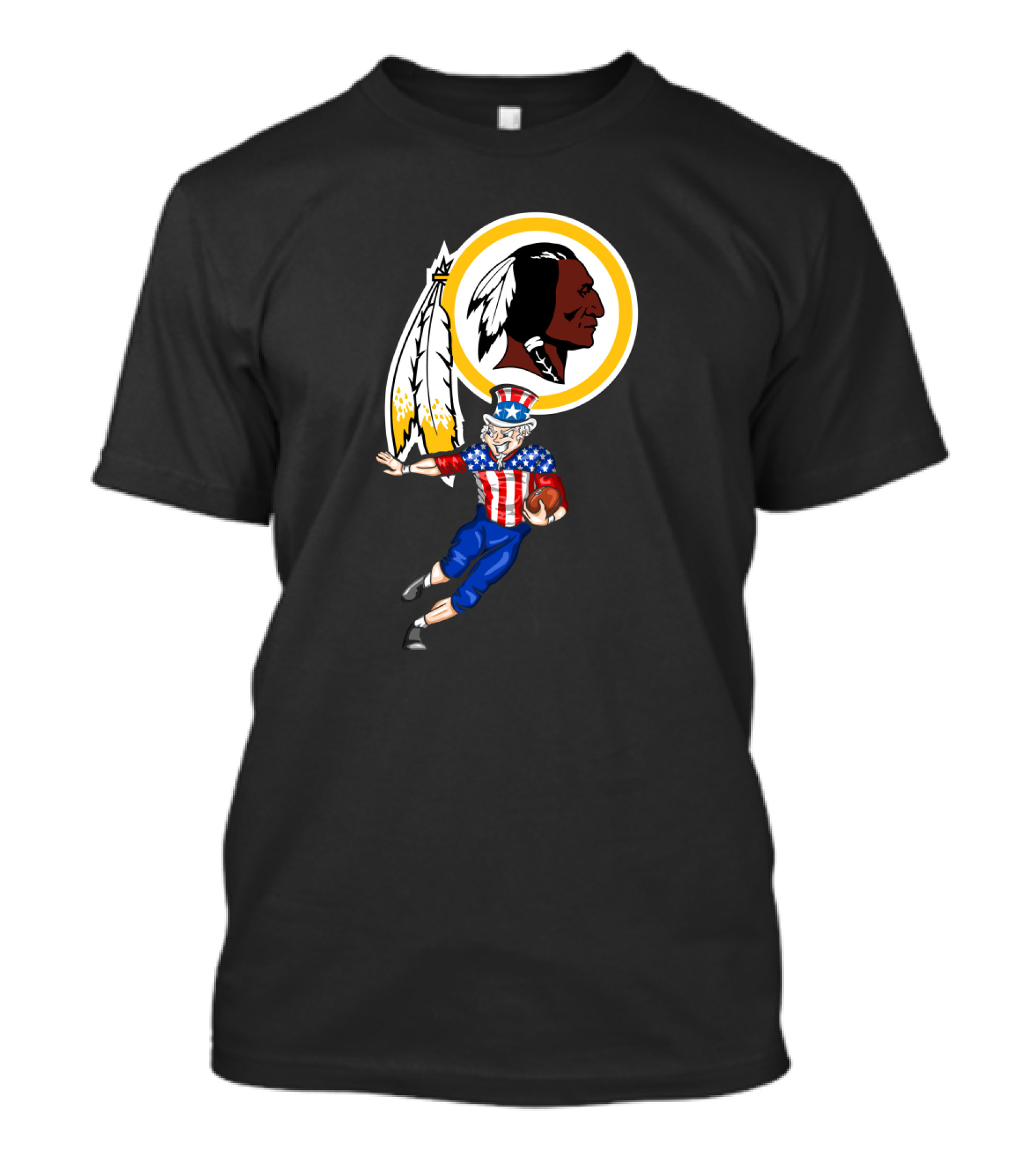 4Th July Uncle Sam With Washington Football Team T-Shirt