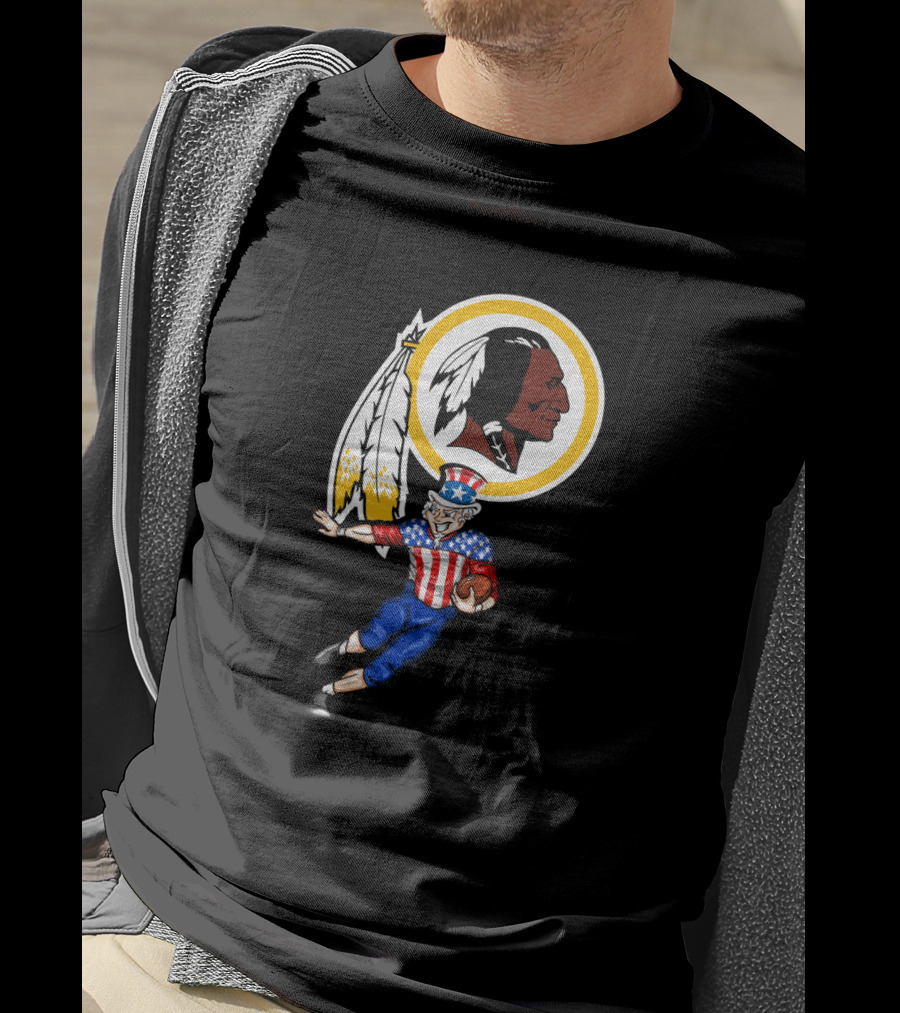 4Th July Uncle Sam With Washington Football Team T-Shirt