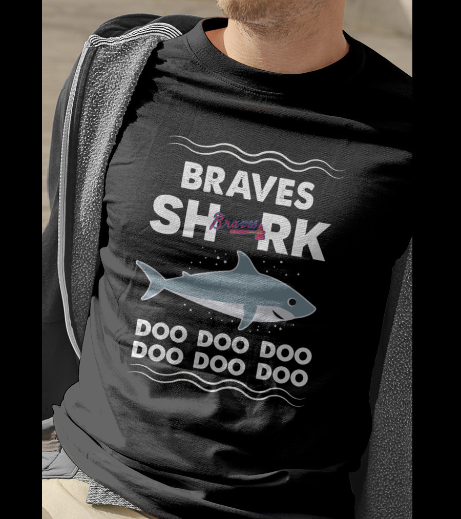 Braves Shark Doo Doo Doo Atlanta Braves Shark Theme T-Shirt