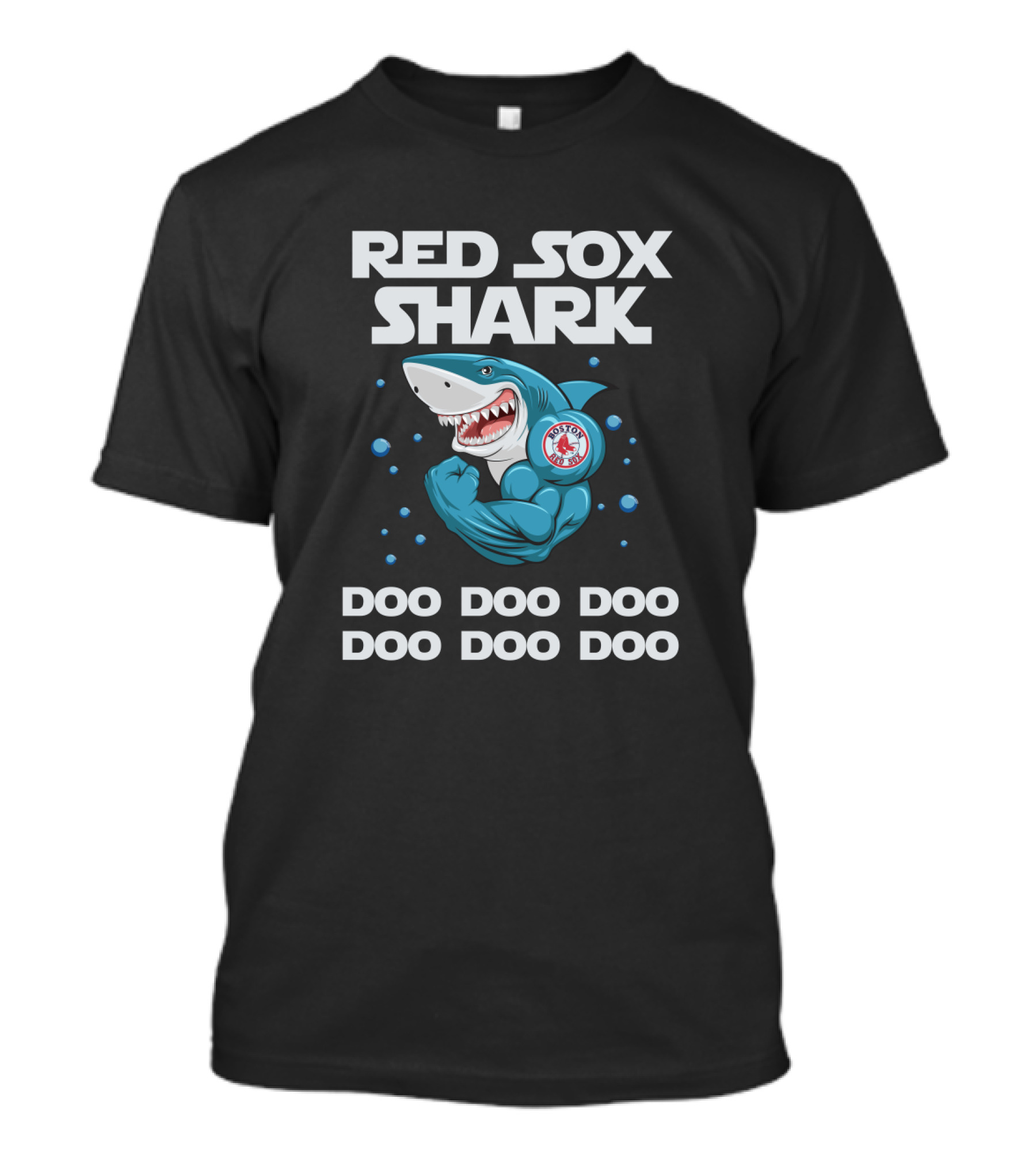 Red Sox Shark Boston Doo Doo Doo Mlb Fans T-Shirt