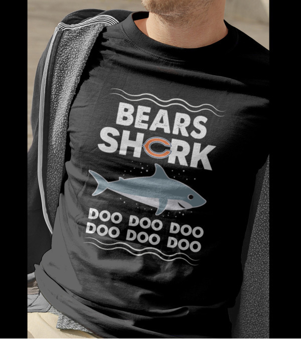 Bears Shark Chicago Doo Doo Doo Doo T-Shirt