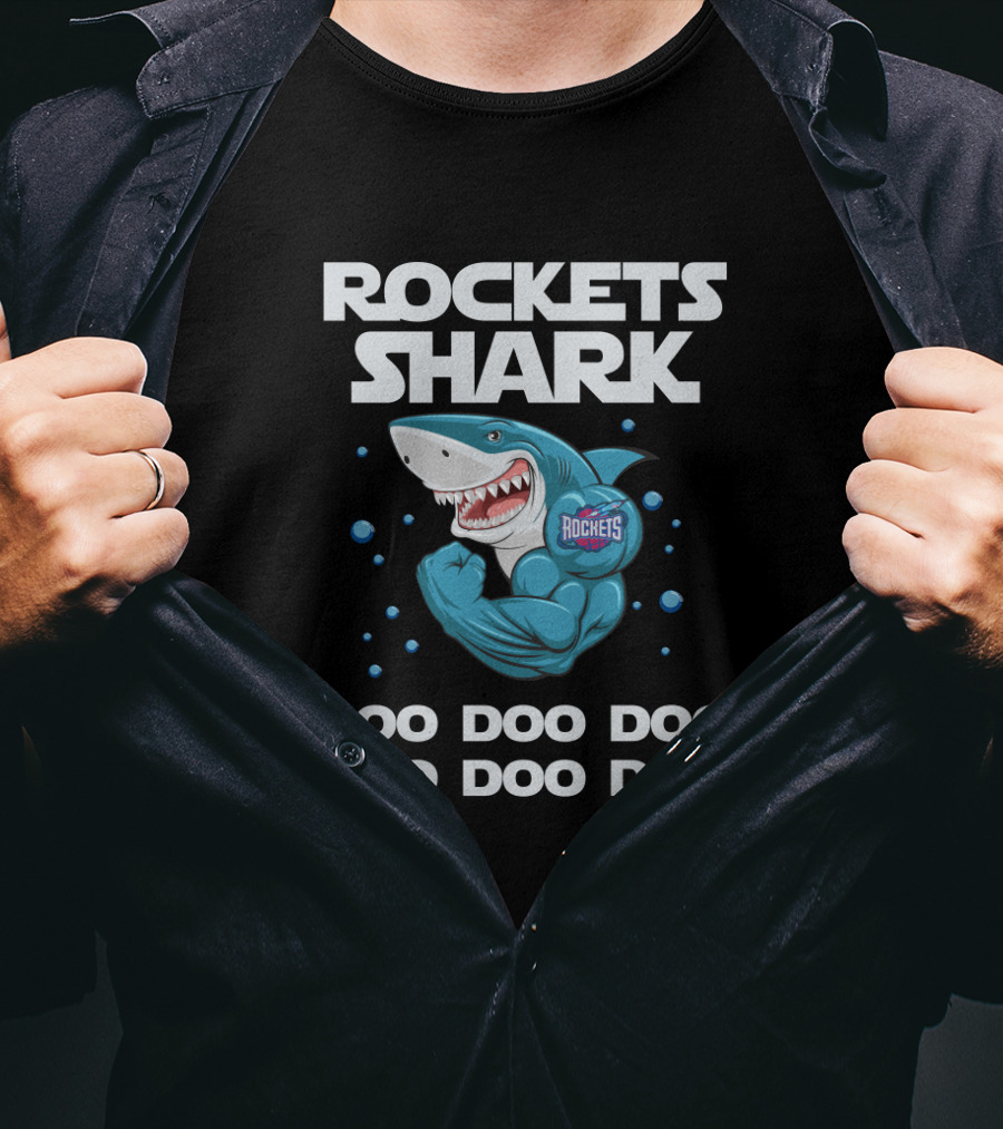 Rockets Shark Doo Doo Doo Doo Doo Doo Houston Basketball T-Shirt