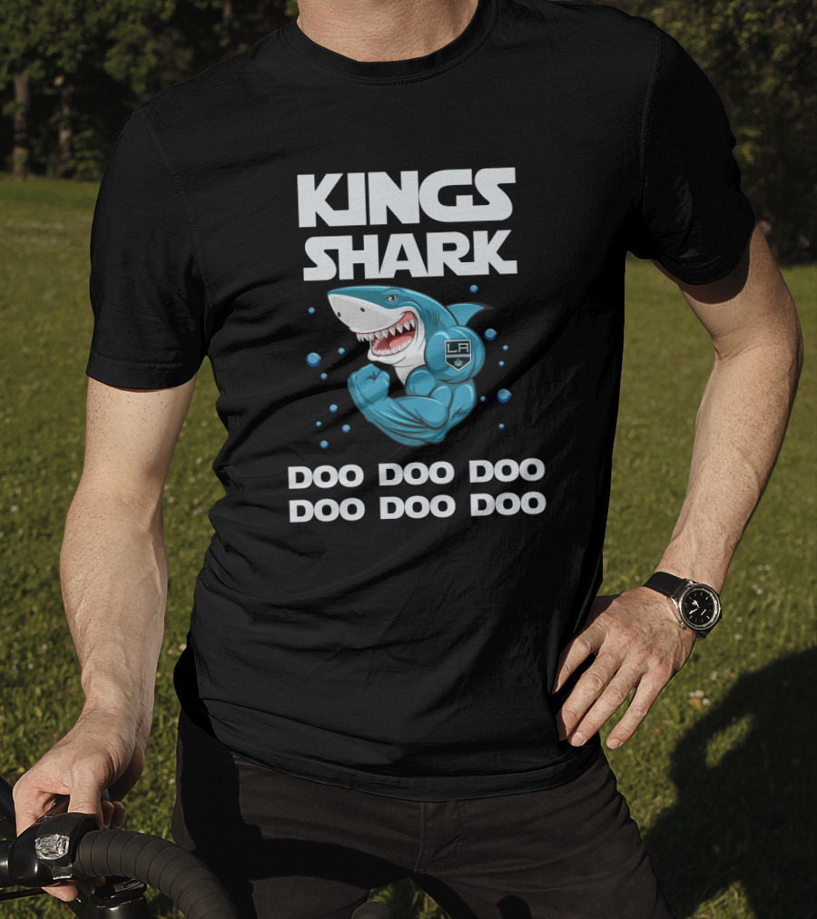 Kings Shark LA Doo Doo Doo Los Angeles Kings Fan Merch T-Shirt