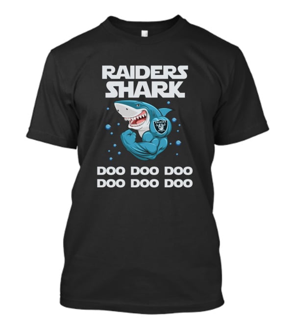 Raiders Shark Doo Doo Doo Oakland Football T-Shirt