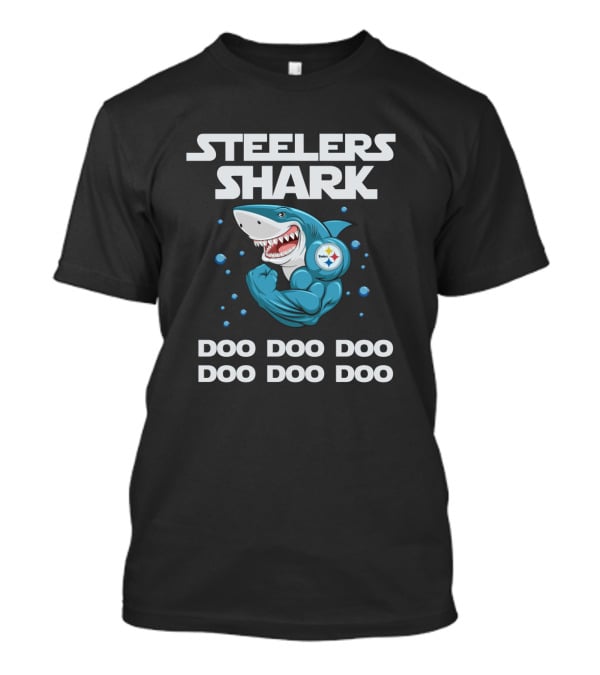Steelers Shark Doo Doo Doo Pittsburgh Football T-Shirt