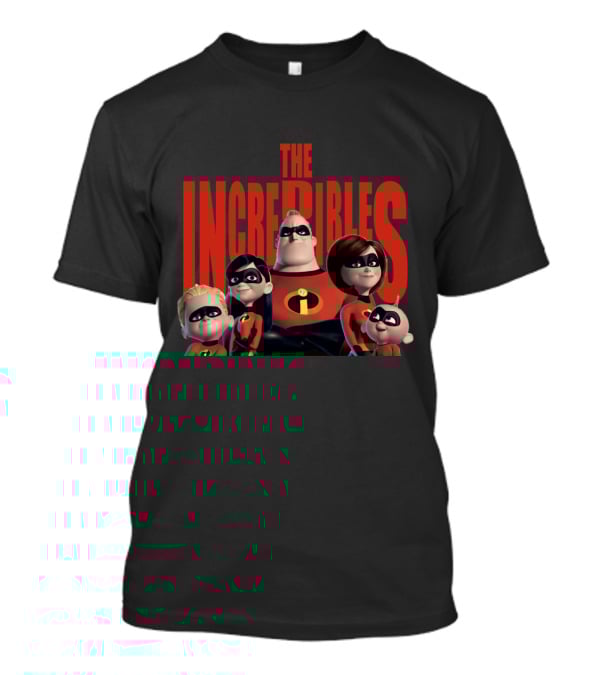 The Incredibles Family Character T-Shirt
