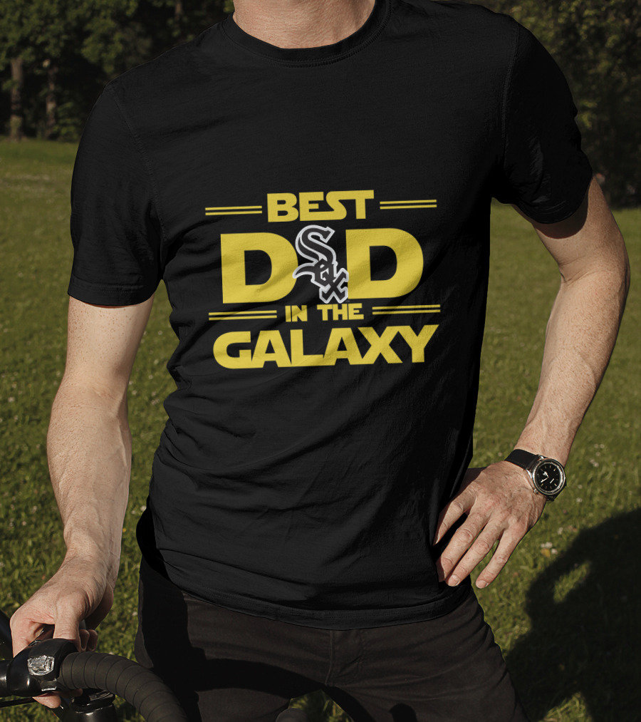Best Dad In The Galaxy Chicago White Sox T-Shirt