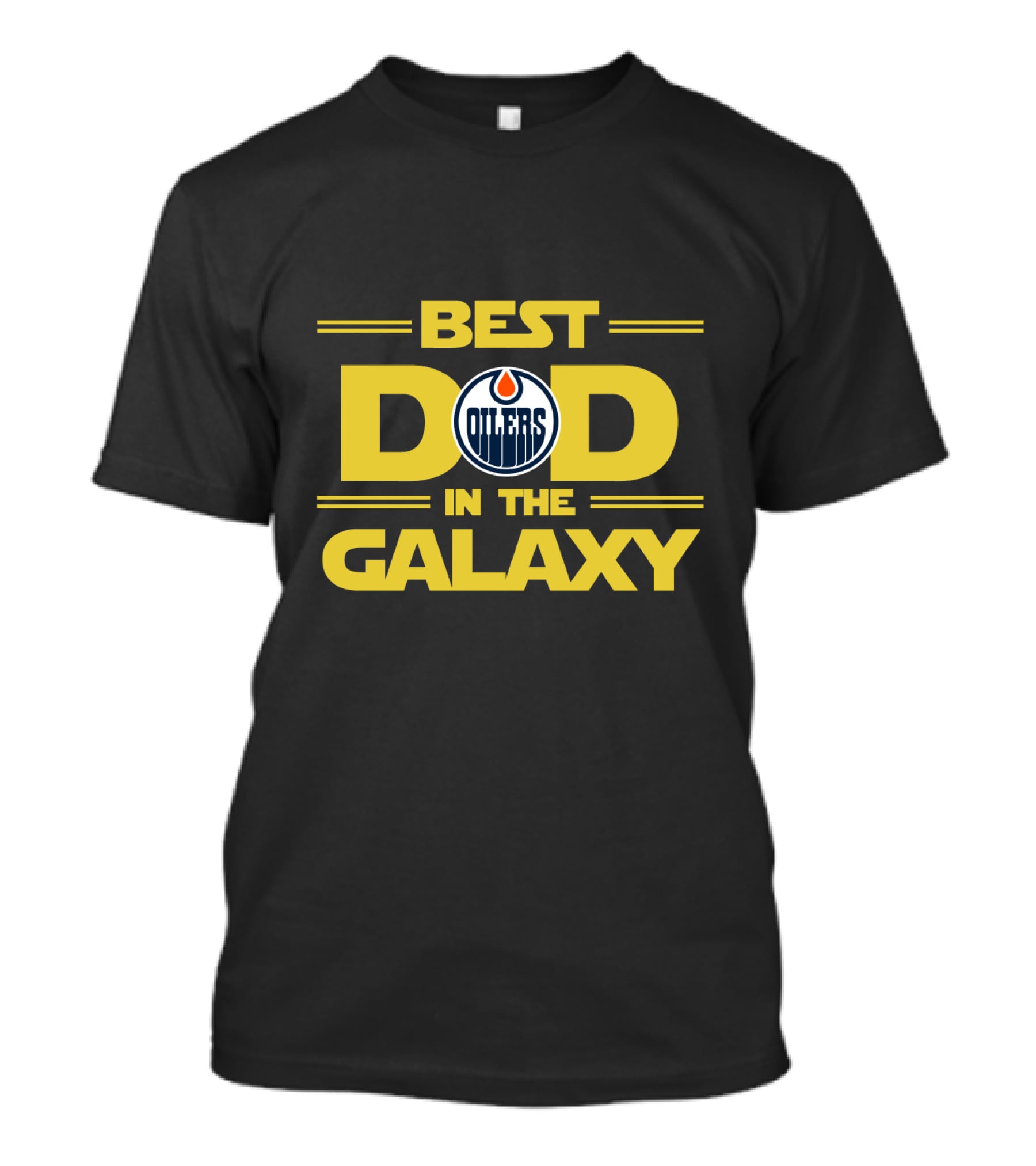 Best Edmonton Oilers Dad In The Galaxy T-Shirt
