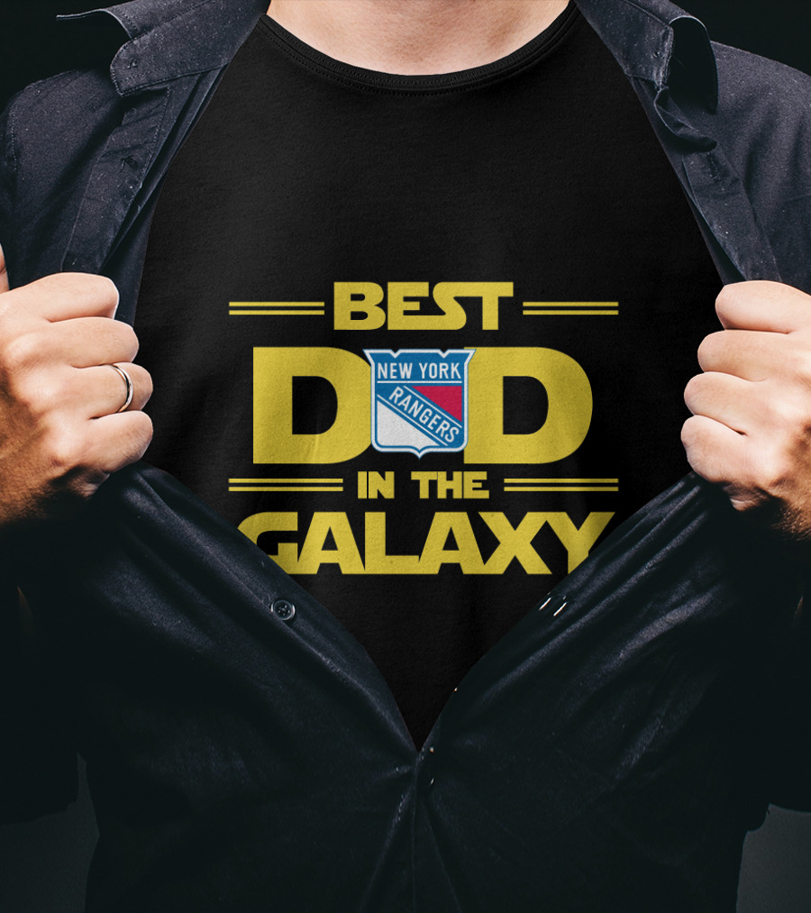 Best New York Rangers Dad In The Galaxy T-Shirt