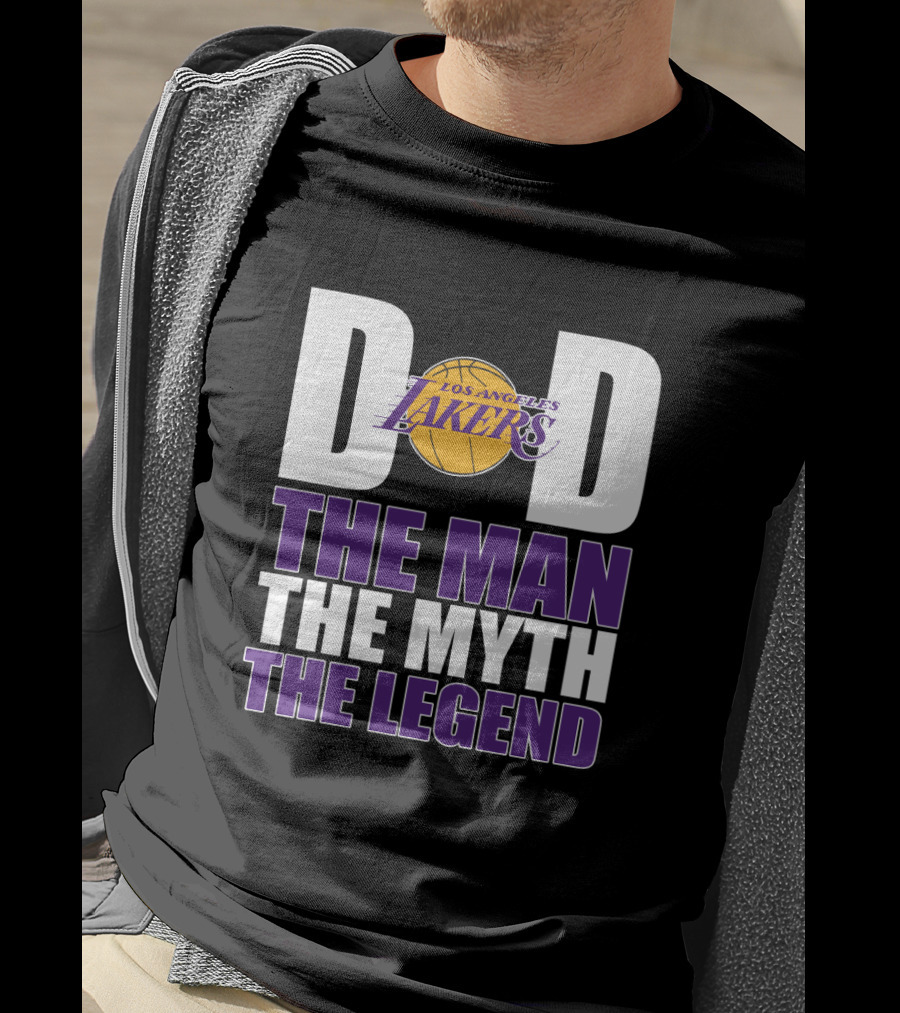 Los Angeles Lakers Dad The Man The Myth The Legend T-Shirt
