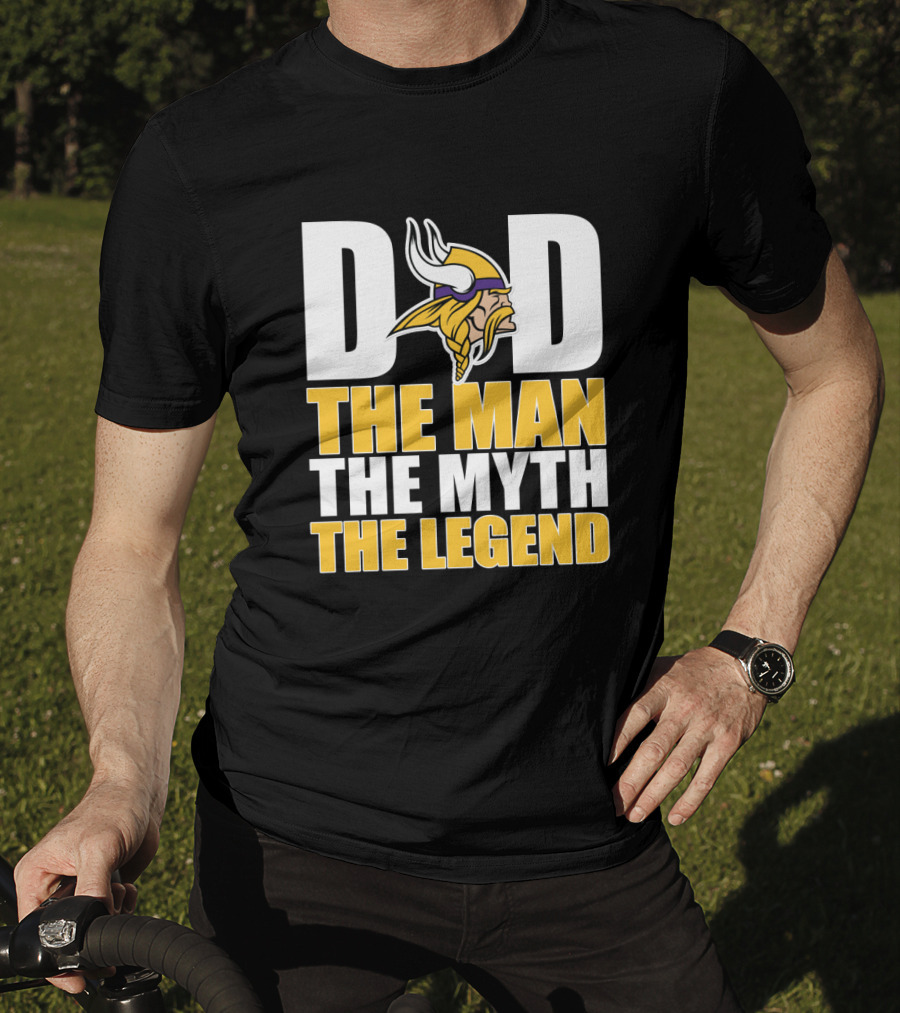 Minnesota Vikings Dad The Man The Myth The Legend T-Shirt