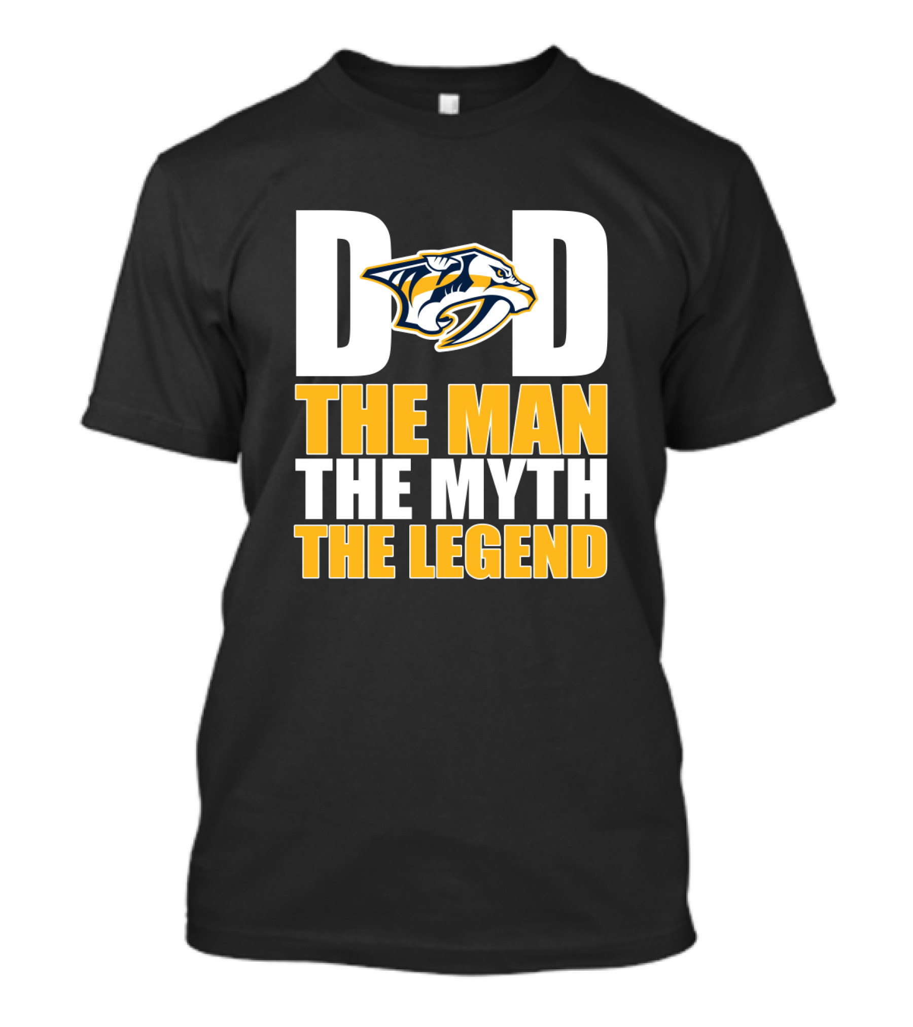Dad Nashville Predators The Man The Myth The Legend T-Shirt