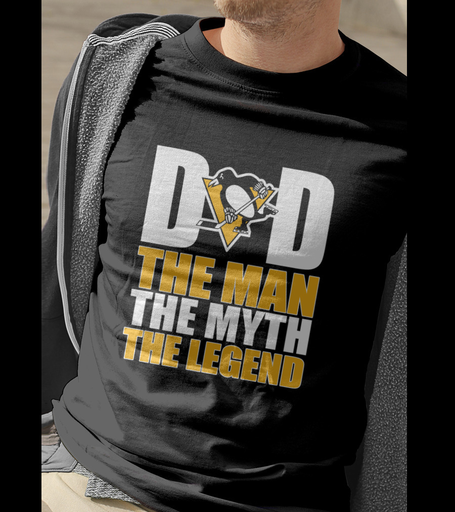 Pittsburgh Penguins Dad The Man The Myth The Legend T-Shirt