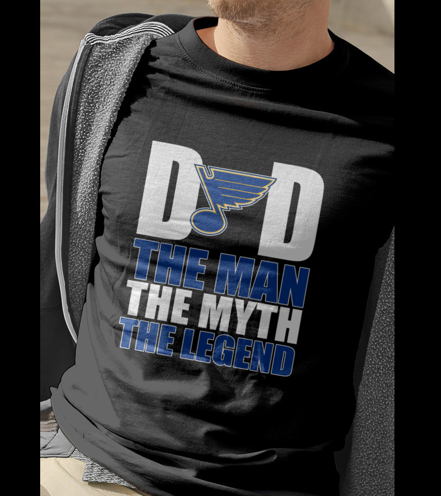 St. Louis Blues Dad The Man The Myth The Legend T-Shirt