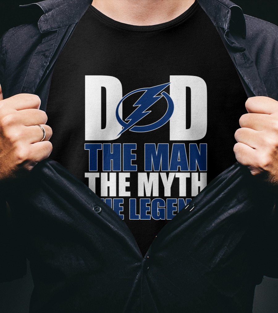 Tampa Bay Lightning Dad The Man The Myth The Legend T-Shirt