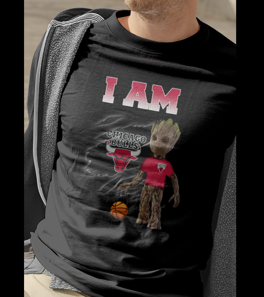 I'm Chicago Bulls Groot Basketball Fan T-Shirt