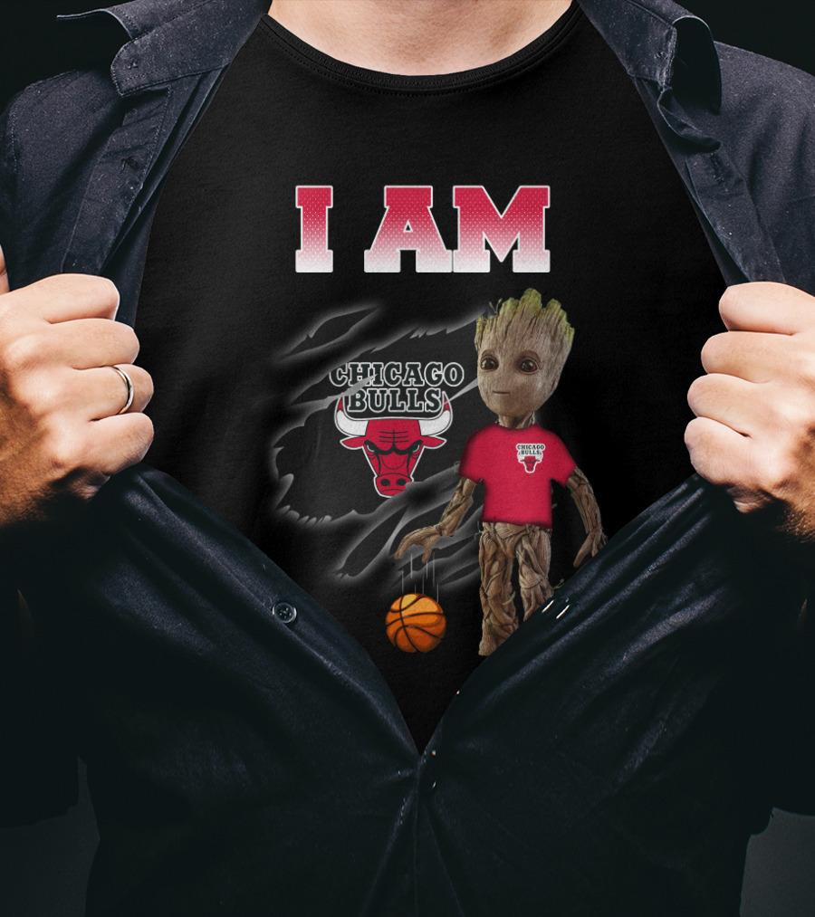 I'm Chicago Bulls Groot Basketball Fan T-Shirt