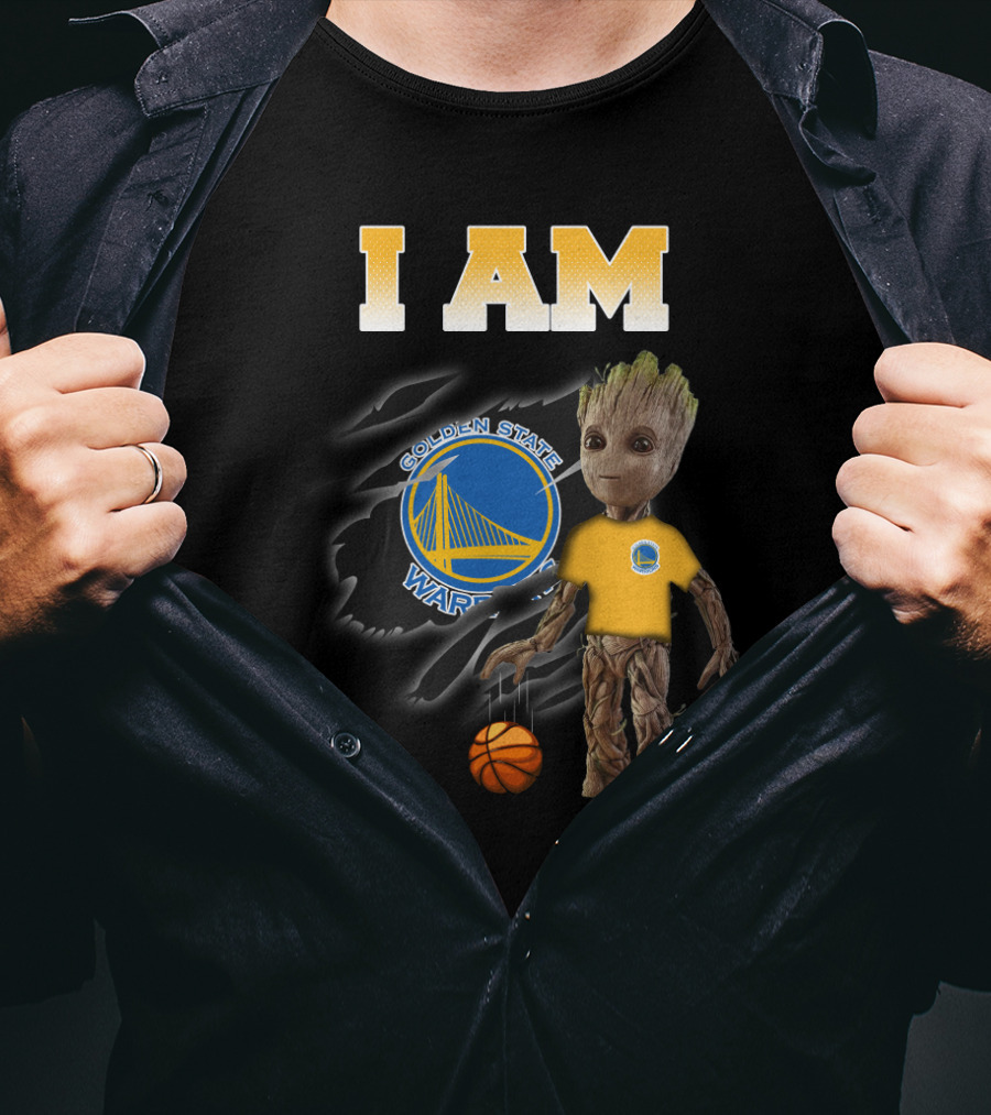I Am Groot Golden State Warriors Basketball Fan T-Shirt