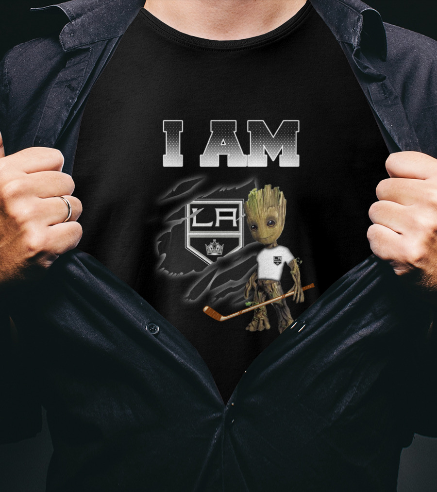 I Am Los Angeles Kings Groot Hockey Fan T-Shirt