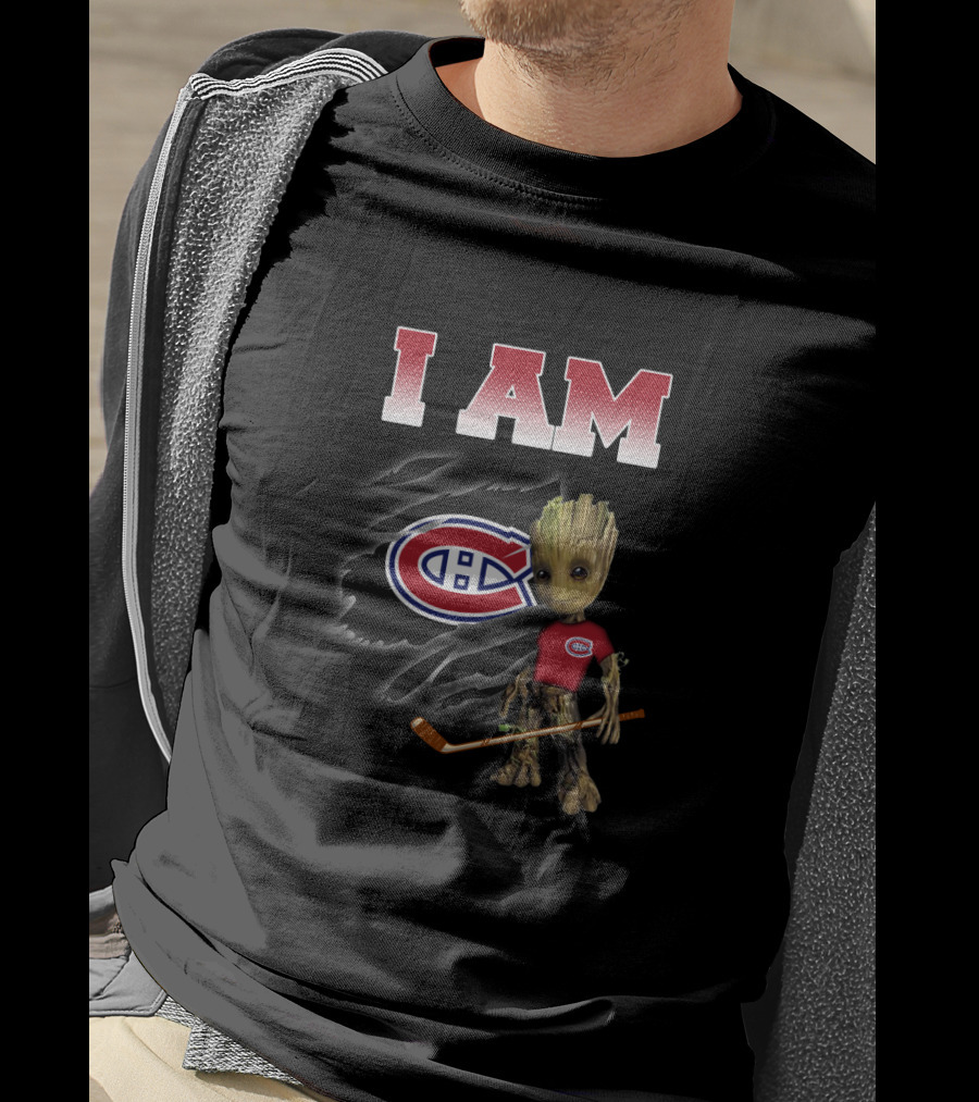 I Am Montreal Canadiens Groot Hockey Fans T-Shirt