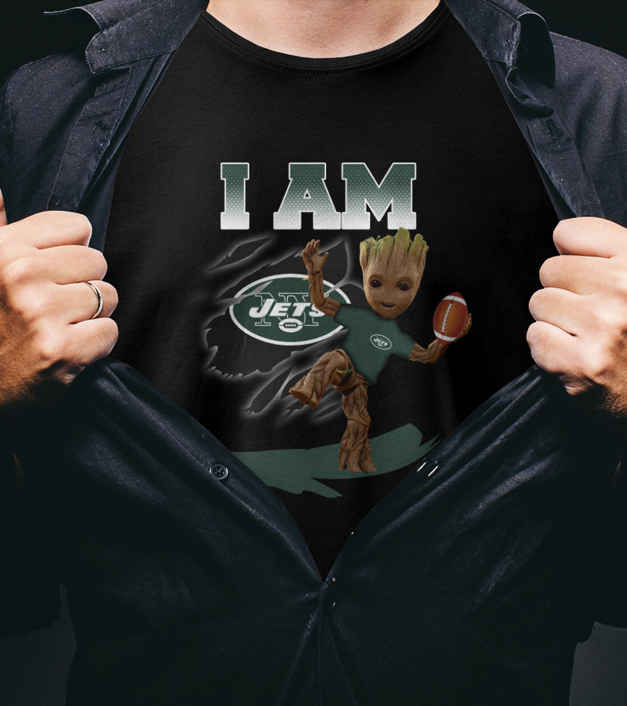 I Am New York Jets Groot Football Fans T-Shirt