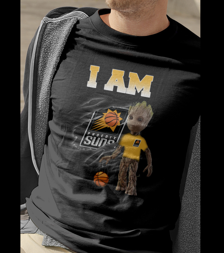 I Am Phoenix Suns Groot Basketball Fan T-Shirt