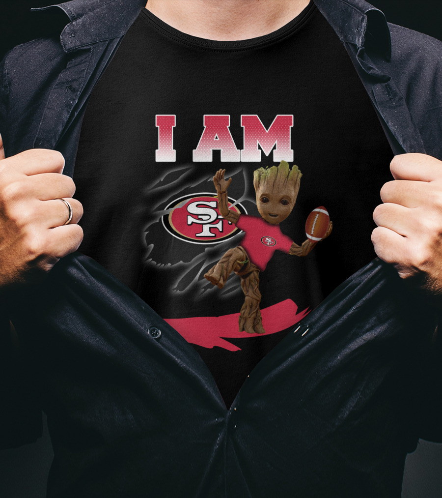 I Am San Francisco 49ers Groot Football Fan T-Shirt