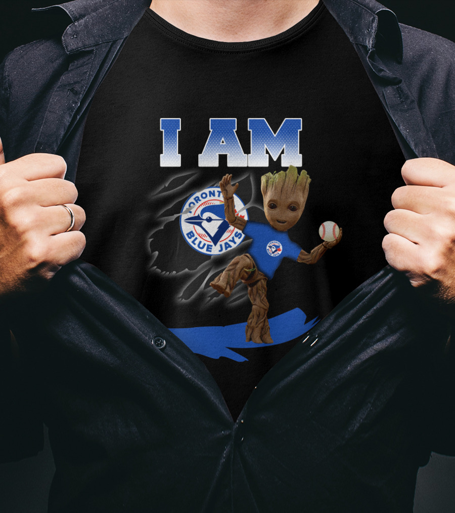 I Am Toronto Blue Jays Groot Baseball Fan T-Shirt
