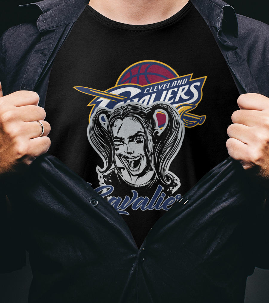 Cleveland Cavaliers Harley Quinn Crossover T-Shirt