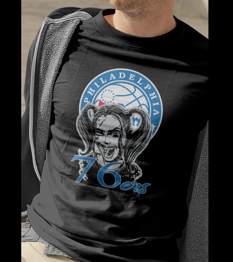 Philadelphia 76ers Basketball Harley Quinn T-Shirt