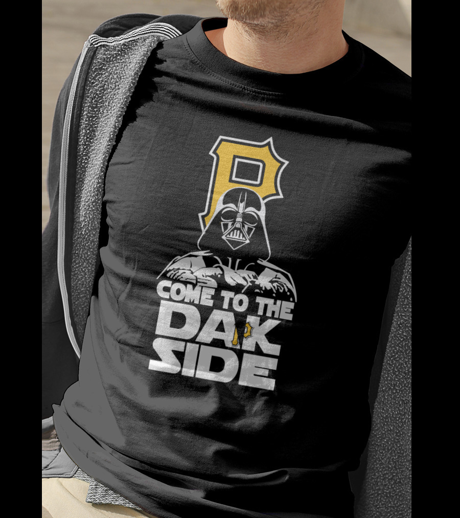 Darth Vader Come To The Dark Side Pittsburgh Pirates Fans T-Shirt