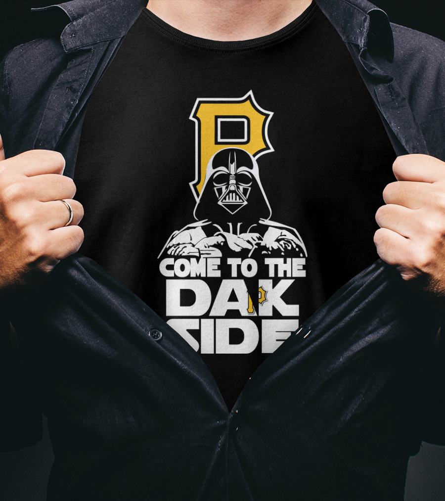 Darth Vader Come To The Dark Side Pittsburgh Pirates Fans T-Shirt