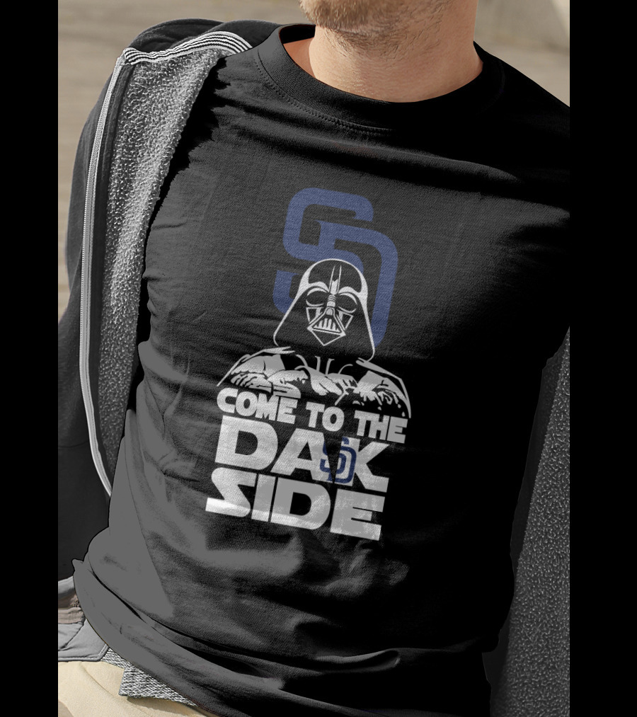 Darth Vader Come To The Dark Side San Diego Padres Fans T-Shirt