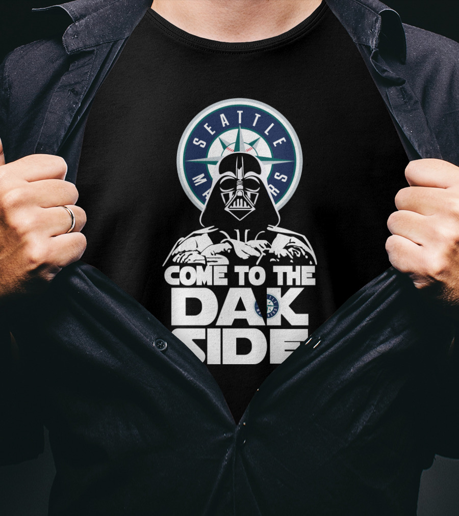 Come To The Dark Side Darth Vader Seattle Mariners T-Shirt