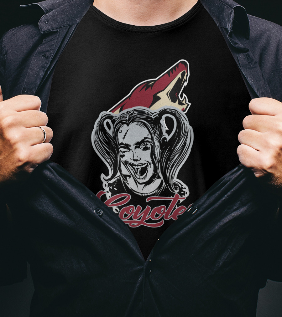Harley Quinn Arizona Coyotes Fan T-Shirt