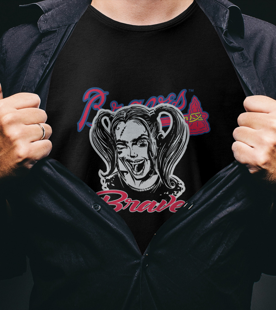 Braves Fans Harley Quinn Atlanta T-Shirt