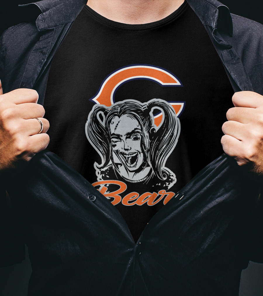 Harley Quinn Chicago Bears Fans T-Shirt