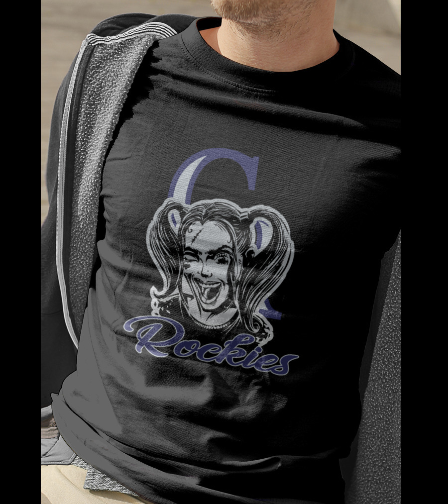 Rockies Fans Harley Quinn Colorado Inspired T-Shirt