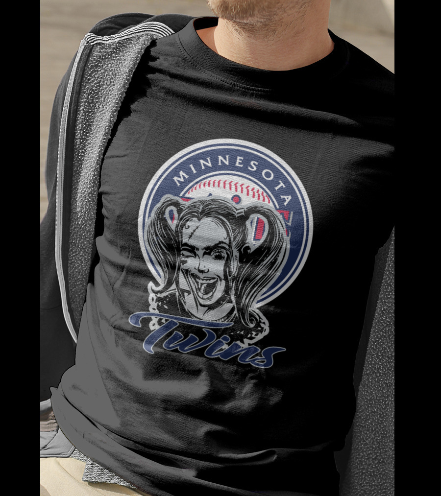 Minnesota Twins Harley Quinn Fans T-Shirt
