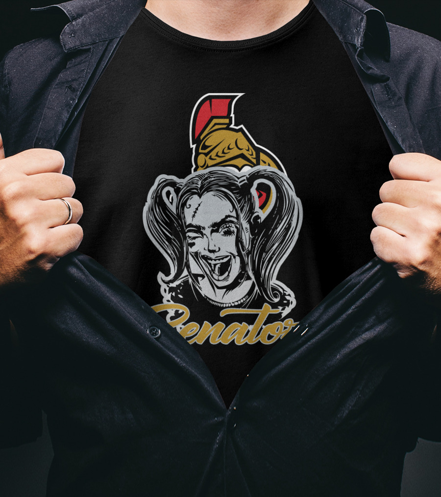 Harley Quinn Ottawa Senators Fans T-Shirt