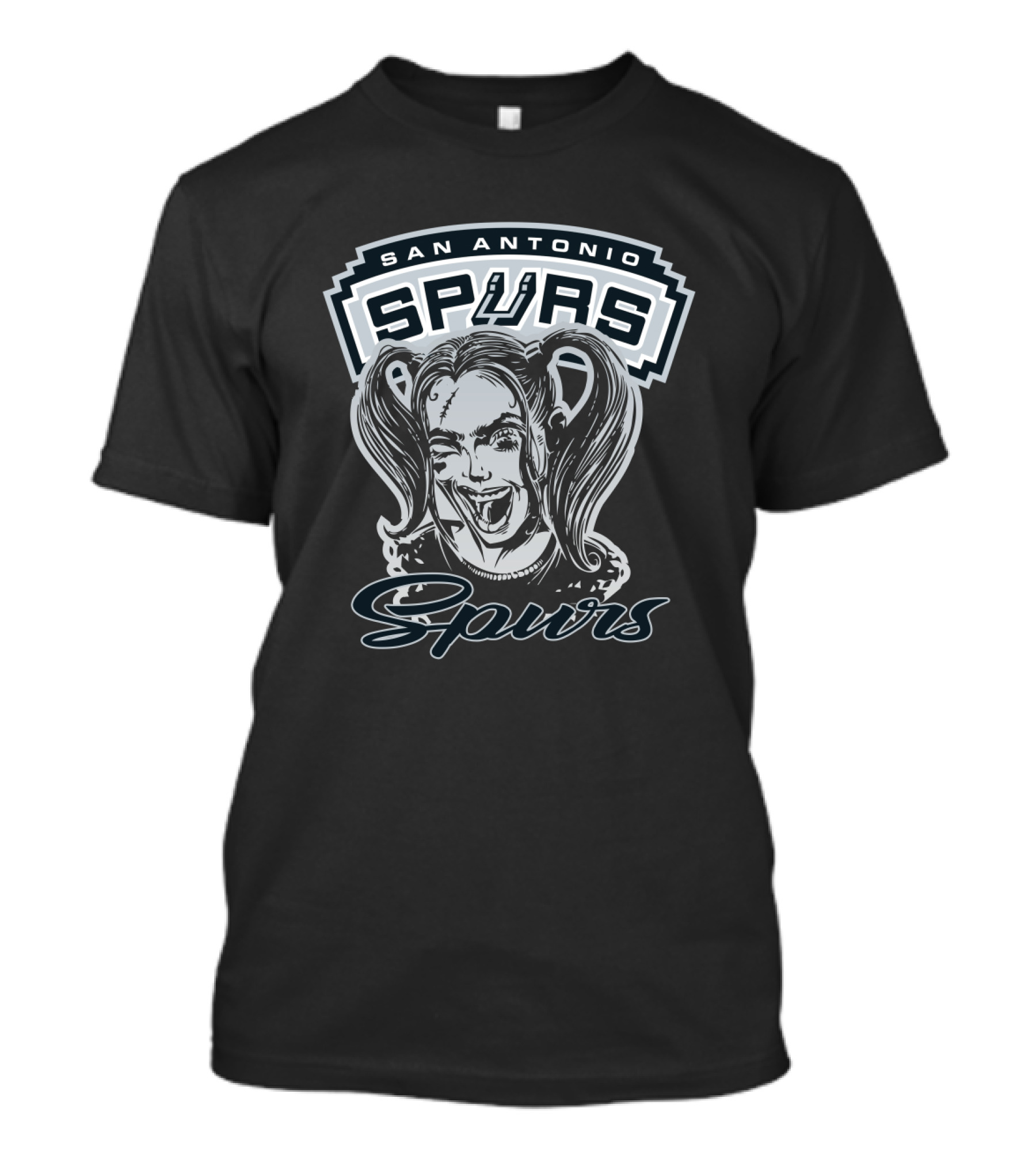 San Antonio Spurs Fans Harley Quinn Spurs T-Shirt