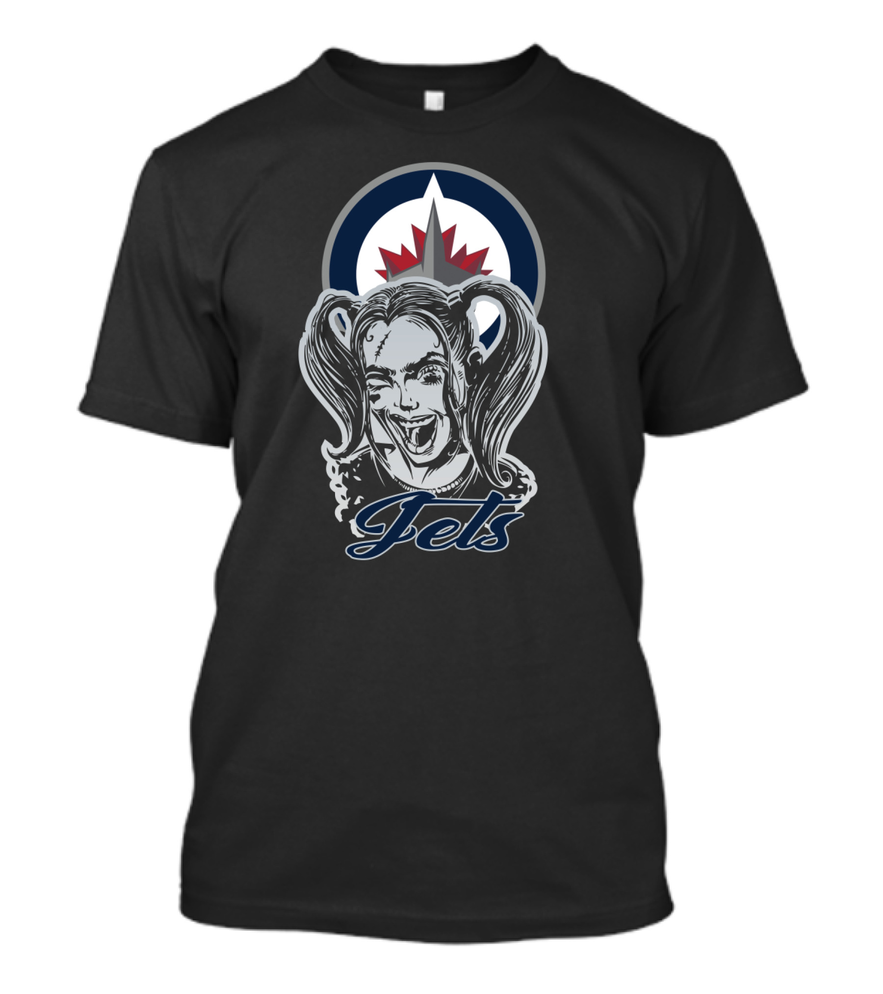 Harley Quinn Fans Of Winnipeg Jets T-Shirt