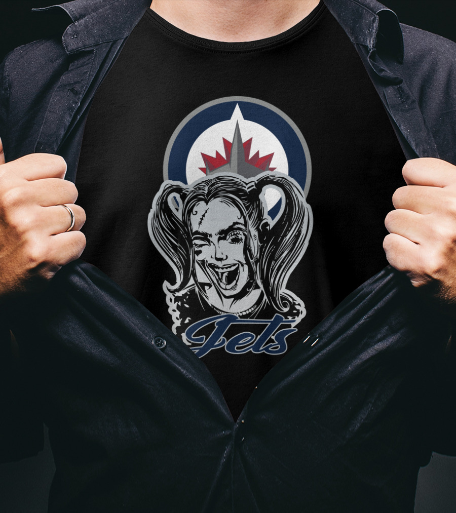 Harley Quinn Fans Of Winnipeg Jets T-Shirt