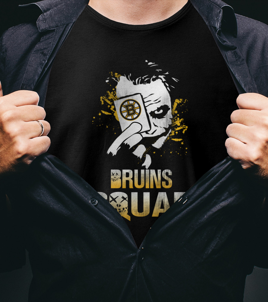 Bruins Squad Joker Card Boston Bruins Fans T-Shirt